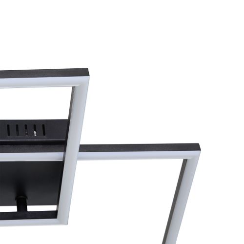 Plafonnier LED L. 40 cm ANDREA Noir vue détaillée