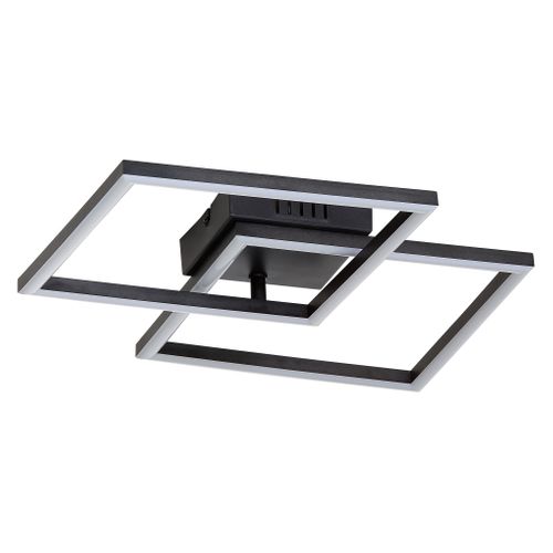 Plafonnier LED L. 40 cm ANDREA Noir vue 3/4