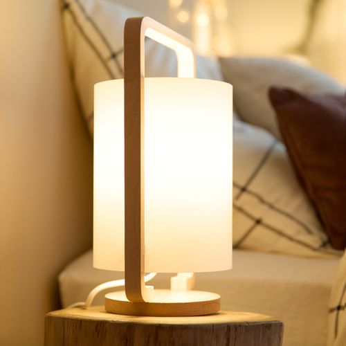 Lampe de chevet H. 30 cm BODEN Blanche