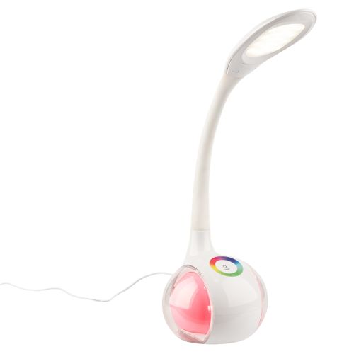 Lampe de bureau LED H. 34 cm DANA Blanche vue 3/4