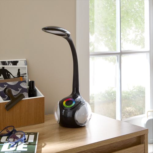 Lampe de bureau LED H. 34 cm DANA Noire vue d'ambiance 1
