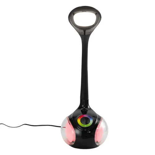 Lampe de bureau LED H. 34 cm DANA Noire vue de face