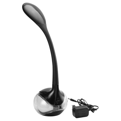 Lampe de bureau LED H. 34 cm DANA Noire vue de derrière