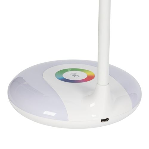 Lampe de bureau H. 48 cm MILA Blanche vue accessoires