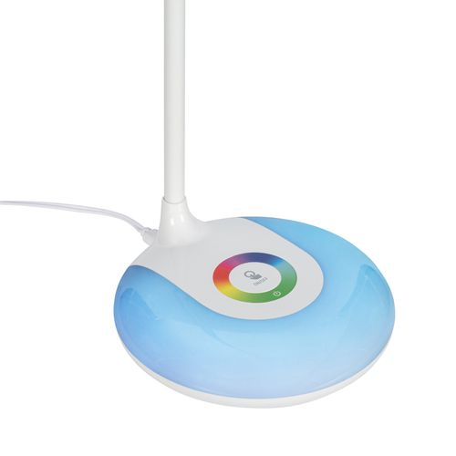 Lampe de bureau H. 48 cm MILA Blanche vue détaillée