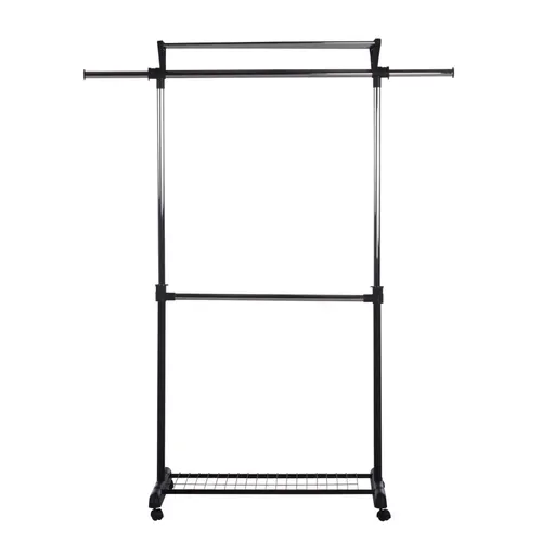 Portant H. 183.5 cm MULTI Gris / Noir vue de face