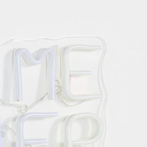 Néon mural LED USB L. 32 cm GAME OVER Multicolore vue détaillée