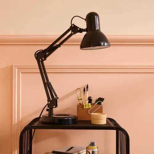 Lampe de bureau H. 50 cm ARCHI Noire vue d'ambiance 1