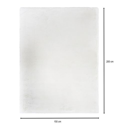 Tapis 150x200 cm JACOB Blanc