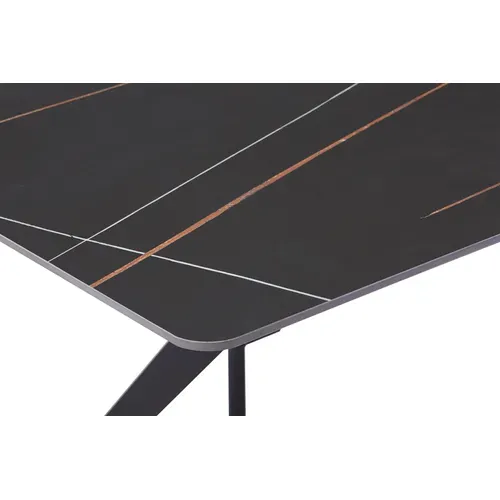Table céramique L. 160 ARIA Noir vue détaillée