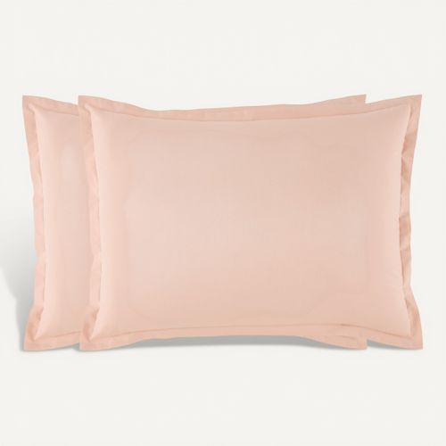 2 taies d'oreillers 50x70 cm DREAMEA CAMILLE vue de face