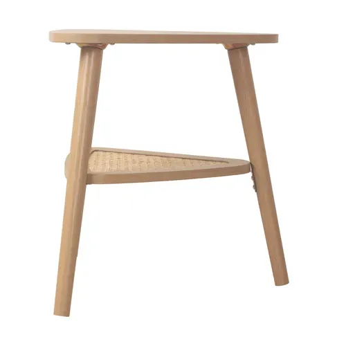 Bout de canapé PASCALE Imitation chêne vue de profil