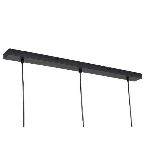Suspension 3 lumières L. 80 cm NEBULA Noire vue accessoires