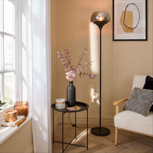 Lampadaire droit H. 175 cm NEBULA Noir