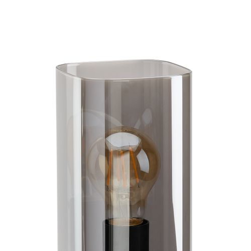 Lampe à poser H. 20 cm FUMEA Noire fumé vue détaillée