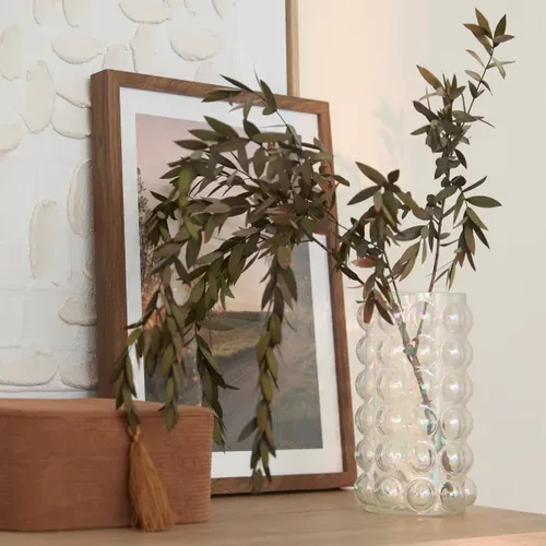 Vase H. 20 cm VASSILI Beige vue d'ambiance 1