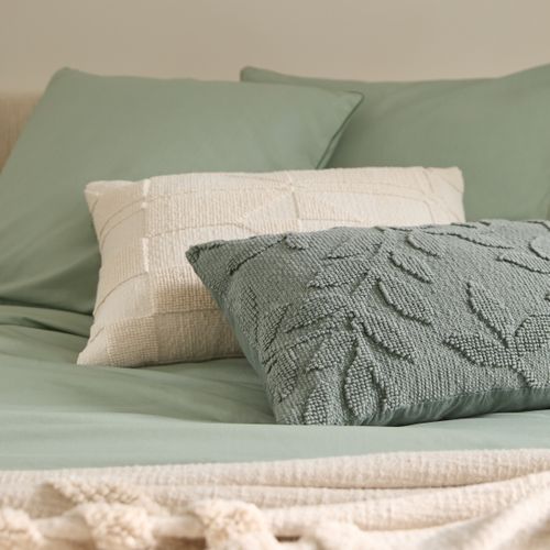 Coussin 40x60 cm VANIA Vert vue d'ambiance 1