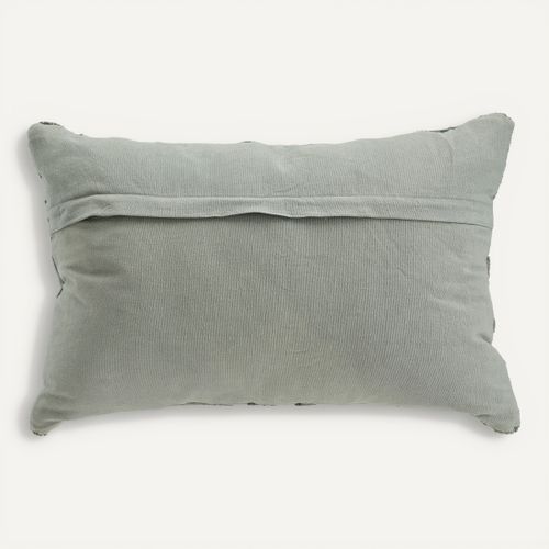 Coussin 40x60 cm VANIA Vert vue de derrière