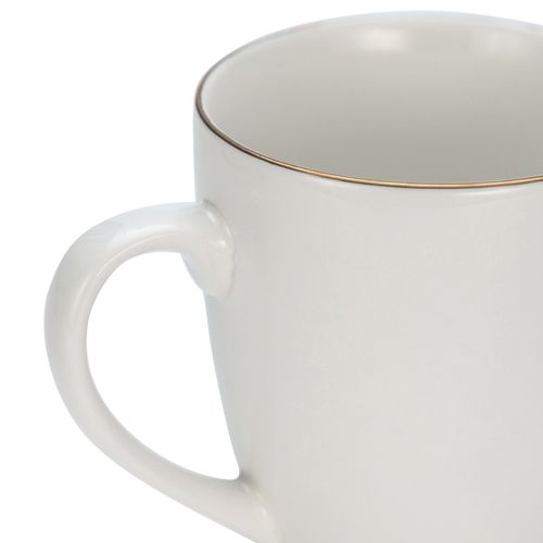 Service de vaisselle 16 pièces - Blanc / Or