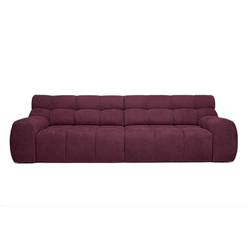 Canapé relax 4 places COCOON tissu bordeaux