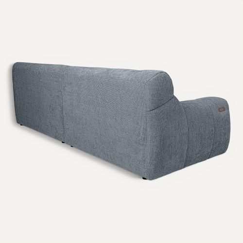 Canapé relax 4 places COCOON tissu gris vue de derrière