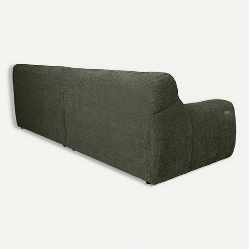 Canapé relax 4 places COCOON tissu vert vue de derrière