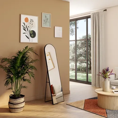 Psyché H. 150 cm ANGIE Noir vue d'ambiance 1