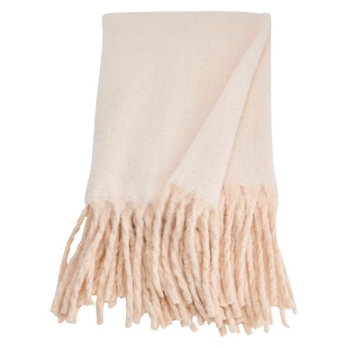 Plaid 130x170 cm MOLLY Beige vue 3/4