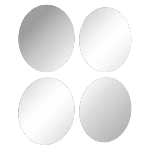 4 miroirs rond D. 30 cm PICO Transparent vue 3/4
