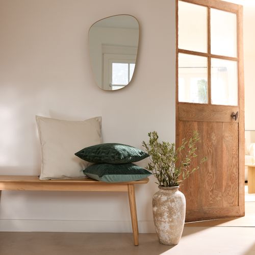 Housse de coussin 40x40 cm BOSTON Bleu vert