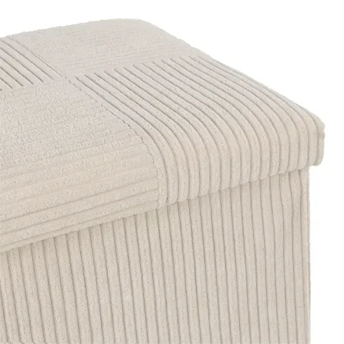 Banc pliable H. 38 cm PAT Ecru vue détaillée