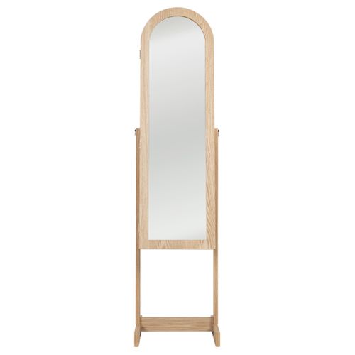 Armoire bijoux psyché H.157 cm JULIE Naturel