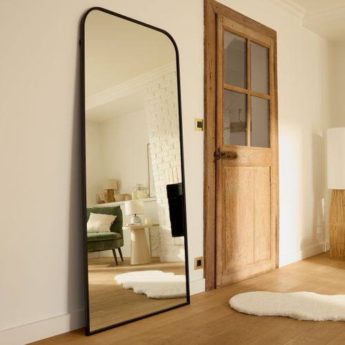 Miroir 80x180 cm MARGOT Noir vue d'ambiance 1