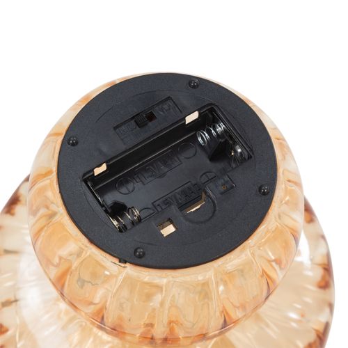 Champignon à poser Led H.13 cm AURELIA Jaune vue accessoires