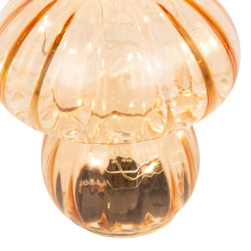 Champignon à poser Led H.13 cm AURELIA Jaune vue détaillée
