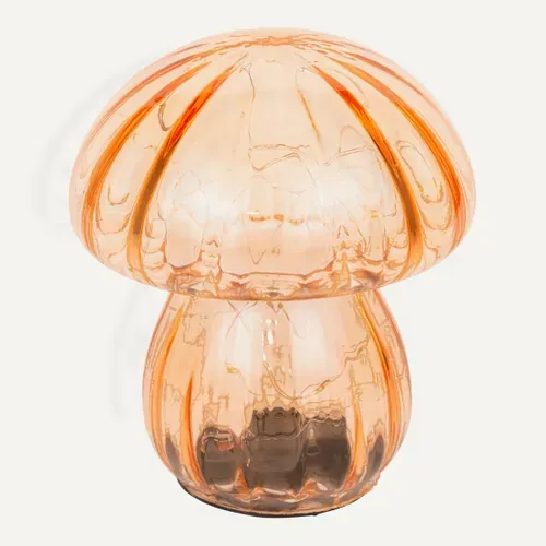 Champignon à poser Led H.13 cm AURELIA Jaune vue 3/4