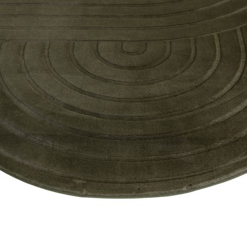 Tapis 160x230 cm OVAL Kaki
