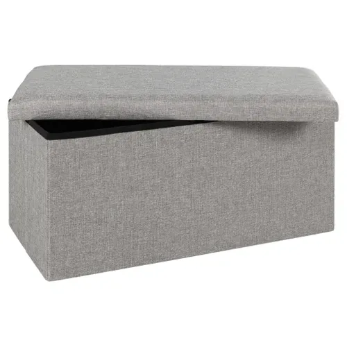 Banc pliable H. 38 cm PAULINE Gris