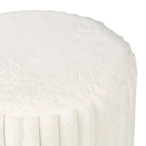 Pouf H. 40 cm COCO Blanc vue détaillée