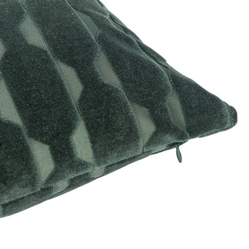Housse de coussin 40x40 cm SARAH Vert