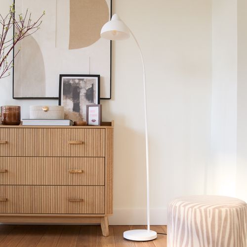Lampadaire arc H. 154 cm MIRA Blanc