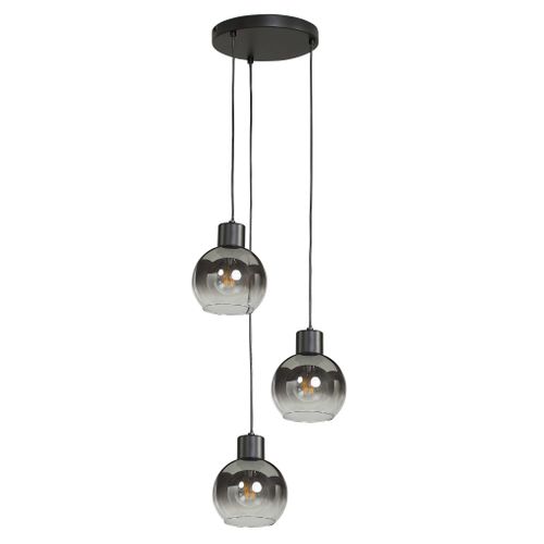 Suspension 3 lumières SELENA Noir