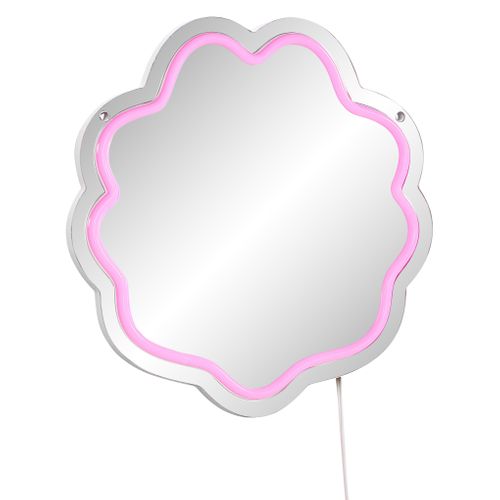 Miroir rond néon LED USB ROND Multicolore
