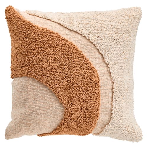Coussin 45x45 cm WAVE Naturel vue de face