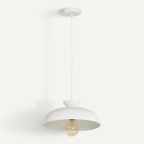 Suspension D. 32 cm COOK Blanc vue 3/4