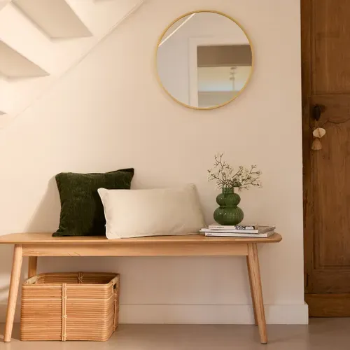 Miroir rond D. 48 cm CIRCLE Doré