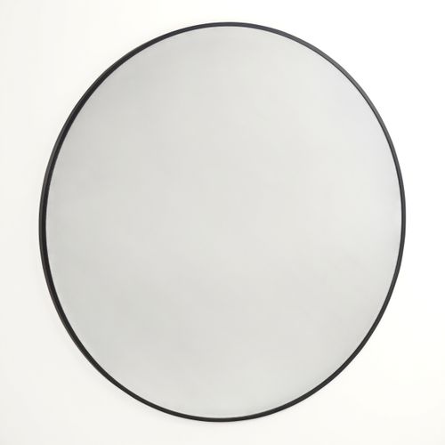 Miroir rond D. 75 cm CIRCLE Noir vue 3/4