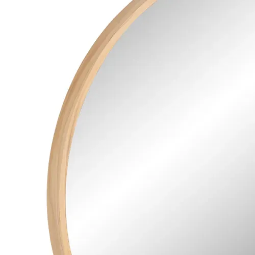 Miroir rond D. 110 cm CIRCLE Imitation bois vue détaillée