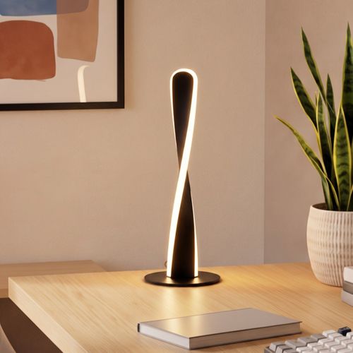 Lampe LED à poser H. 35 cm TWIST Noir