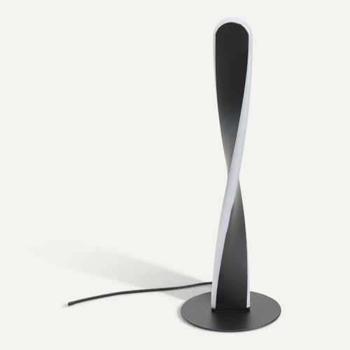Lampe LED à poser H. 35 cm TWIST Noir vue 3/4